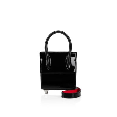 Belt Bags & Mini Bags γυναικεια Christian Louboutin Paloma Top Handle Nano κλασικα δερματινα Mini Bags μαυρα | GR-15107