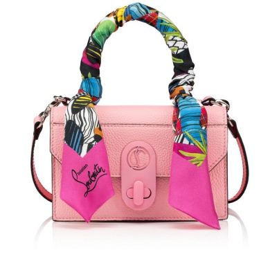 Belt Bags & Mini Bags γυναικεια Christian Louboutin Elisa Top Handle Mini κλασικα δερματινα Mini Bags ροζ Πολύχρωμο | GR-22692