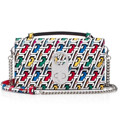 Belt Bags & Mini Bags γυναικεια Christian Louboutin Elisa Baguette S Creative δερματινα Mini Bags Πολύχρωμο ασημι | GR-37462