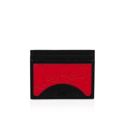 Card Holder ανδρικα Christian Louboutin M Kios κλασικα δερματινα Card Holder κοκκινα μαυρα | GR-76668
