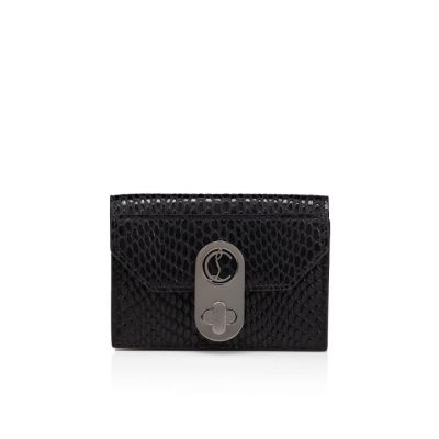 Card Holder γυναικεια Christian Louboutin Elisa Ankle Card Holder Creative δερματινα Card Holder μαυρα | GR-49218