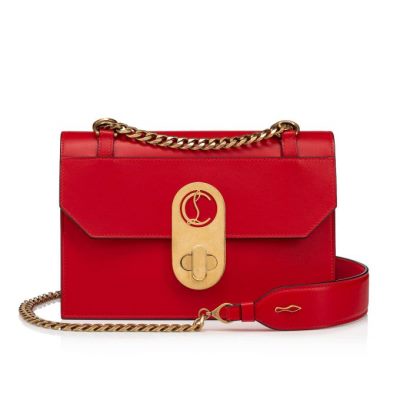 Cross Body Bags γυναικεια Christian Louboutin Elisa Small κλασικα δερματινα Cross Body Bags κοκκινα | GR-26215