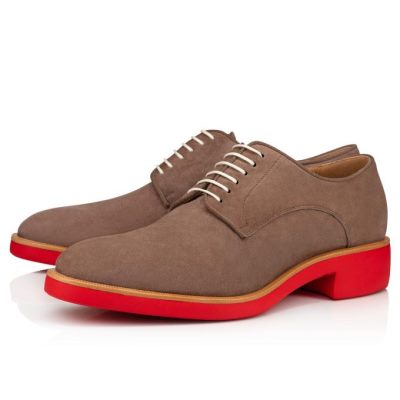 Derby ανδρικα Christian Louboutin Davilo Rxl Calf Derby καφε | GR-27395