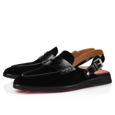 Espadrilles & Sandals ανδρικα Christian Louboutin Tricoto Calf Espadrilles μαυρα | GR-19193