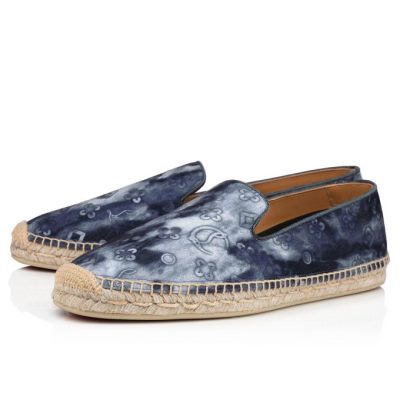 Espadrilles & Sandals ανδρικα Christian Louboutin Punk Nanou βαμβακερα Espadrilles Πολύχρωμο | GR-75669