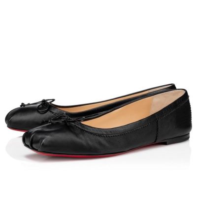 Flats γυναικεια Christian Louboutin Mamadrague Nappa Flats μαυρα | GR-97522