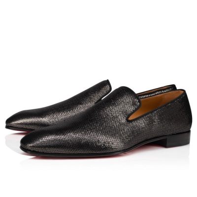 Loafers ανδρικα Christian Louboutin Dandelion Creative Fabric Loafer μαυρα | GR-49893