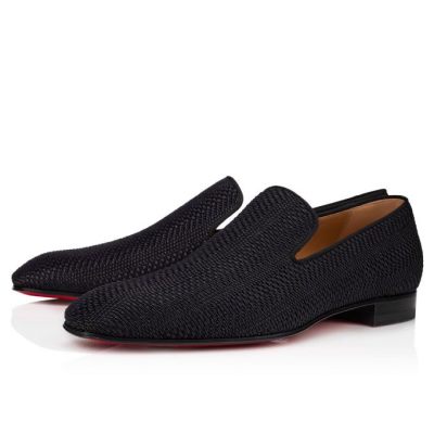 Loafers ανδρικα Christian Louboutin Dandelion Creative Fabric Loafer μαυρα | GR-65072