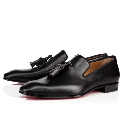 Loafers ανδρικα Christian Louboutin Dandelion Tasse 000 Calf Loafer μαυρα | GR-89448