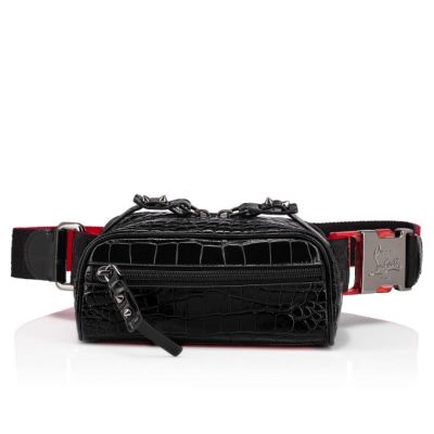 Luggage & Lifestyle Bags ανδρικα Christian Louboutin Blaster Creative δερματινα Lifestyle Bags μαυρα | GR-18396