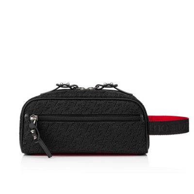 Luggage & Lifestyle Bags ανδρικα Christian Louboutin Blaster Creative Fabric Lifestyle Bags μαυρα | GR-68686