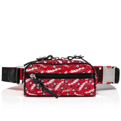 Travel ανδρικα Christian Louboutin Blaster Creative Fabric Travel κοκκινα μαυρα | GR-52000