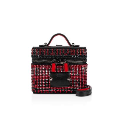 pouches ανδρικα Christian Louboutin Kypipouch Nano Creative δερματινα Pouches κοκκινα μαυρα | GR-87981