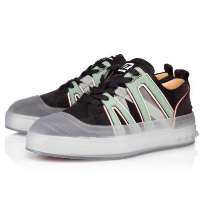 Αθλητικά Παπούτσια ανδρικα Christian Louboutin Vida Viva σουετ Sneakers γκρι | GR-05836