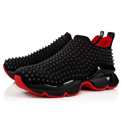 Αθλητικά Παπούτσια ανδρικα Christian Louboutin Spike-sock 000 Mat Neopren Sneakers μαυρα | GR-34277