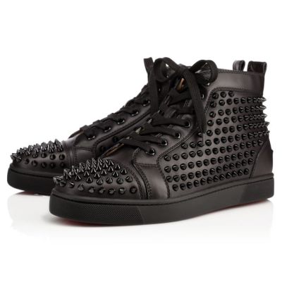 Αθλητικά Παπούτσια ανδρικα Christian Louboutin Louis 000 Calf Sneakers μαυρα | GR-80370