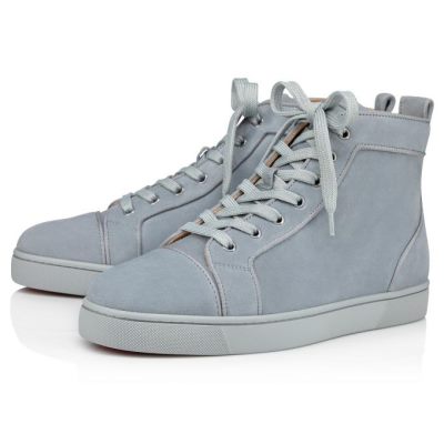 Αθλητικά Παπούτσια ανδρικα Christian Louboutin Louis Orlato 000 Brest Veau Velours Sneakers ανοιχτο μπλε | GR-84242