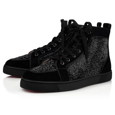 Αθλητικά Παπούτσια ανδρικα Christian Louboutin Rantus Strass 000 Strass Sneakers μαυρα | GR-95354