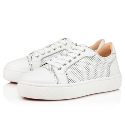 Αθλητικά Παπούτσια γυναικεια Christian Louboutin Vieirissima Calf Sneakers ασπρα | GR-03522
