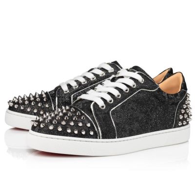 Αθλητικά Παπούτσια γυναικεια Christian Louboutin Vieira 2 Sneakers μαυρα | GR-29637