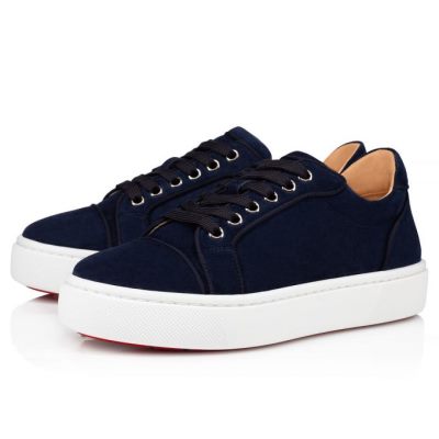 Αθλητικά Παπούτσια γυναικεια Christian Louboutin Vieirissima Orlato Nocturne Veau Velours Sneakers μαυρα | GR-44661