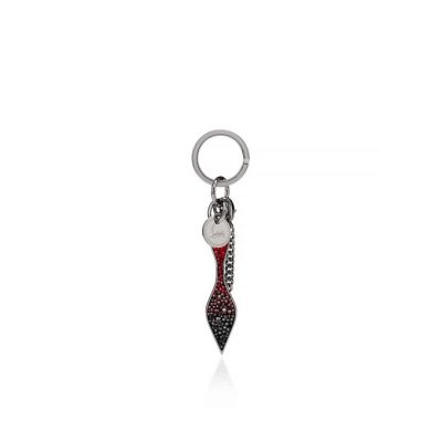 Κρίκος για κλειδιά γυναικεια Christian Louboutin W Sole Kyrg Metallic Finish Keyrings μεταλλικός | GR-19767