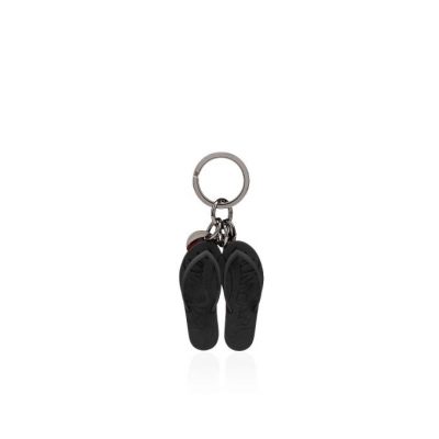 Κρίκος για κλειδιά γυναικεια Christian Louboutin M Loubiflip Keyring Plastic Finish Keyrings μαυρα | GR-69568