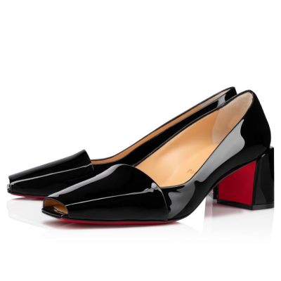 γοβεσ γυναικεια Christian Louboutin Ambretta 55 λουστρινι Pumps μαυρα | GR-61397