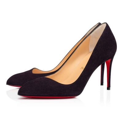 γοβεσ γυναικεια Christian Louboutin Corneille 085 85 Veau Velours Pumps μπλε | GR-80512