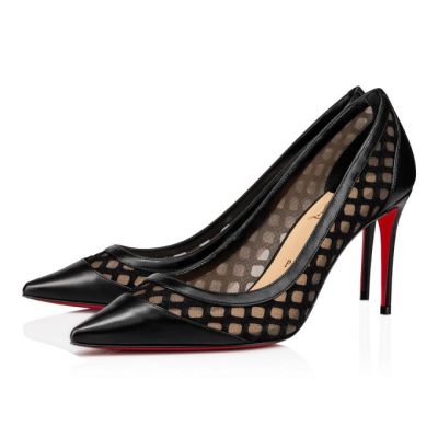 γοβεσ γυναικεια Christian Louboutin Galativi 85 Version δαντελα Pumps μαυρα | GR-61098