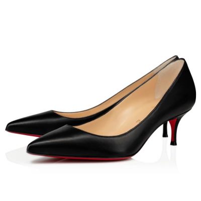γοβεσ γυναικεια Christian Louboutin Kate 055 55 Nappa Pumps μαυρα | GR-22224