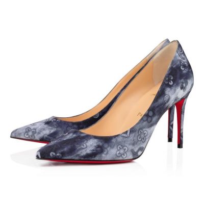 γοβεσ γυναικεια Christian Louboutin Kate 85 βαμβακερα Pumps Πολύχρωμο | GR-70414