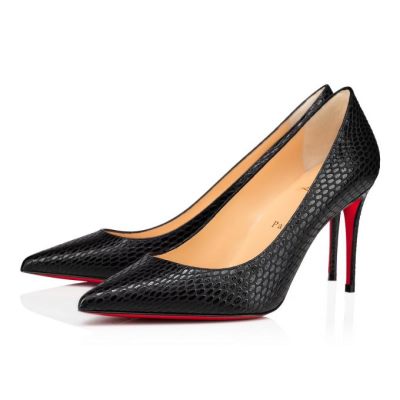 γοβεσ γυναικεια Christian Louboutin Kate 85 Calf Pumps μαυρα | GR-82254