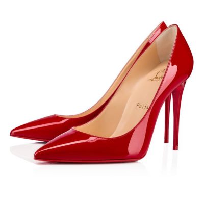 γοβεσ γυναικεια Christian Louboutin Kate 100 100 λουστρινι Pumps κοκκινα | GR-89386