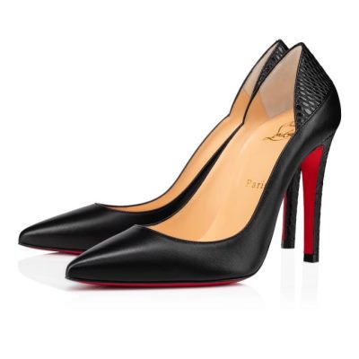 γοβεσ γυναικεια Christian Louboutin Maastricht 100 Nappa Pumps μαυρα | GR-68904