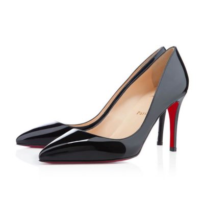 γοβεσ γυναικεια Christian Louboutin Pigalle 085 85 λουστρινι Pumps μαυρα | GR-47815