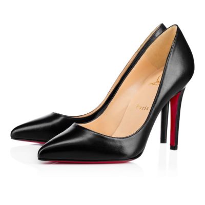 γοβεσ γυναικεια Christian Louboutin Pigalle Nappa Shiny 100 Lambskin Pumps μαυρα | GR-81914