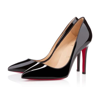 γοβεσ γυναικεια Christian Louboutin Pigalle 100 100 λουστρινι Pumps μαυρα | GR-85012