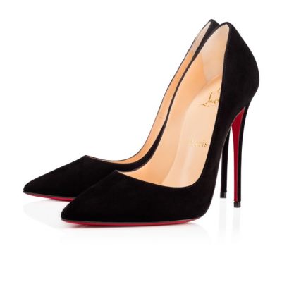 γοβεσ γυναικεια Christian Louboutin So Kate 120 120 Veau Velours Pumps μαυρα | GR-65778