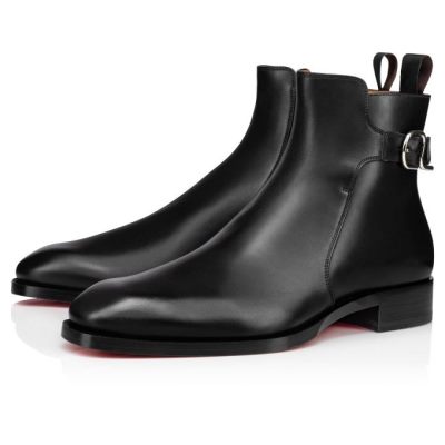 μποτεσ ανδρικα Christian Louboutin Valido Calf Booty μαυρα | GR-32235