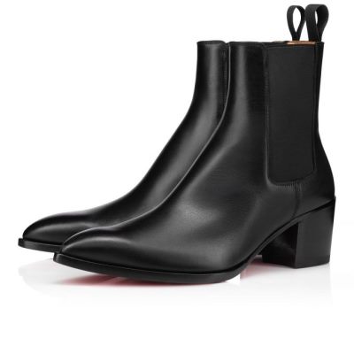 μποτεσ ανδρικα Christian Louboutin William Calf Booty μαυρα | GR-94366