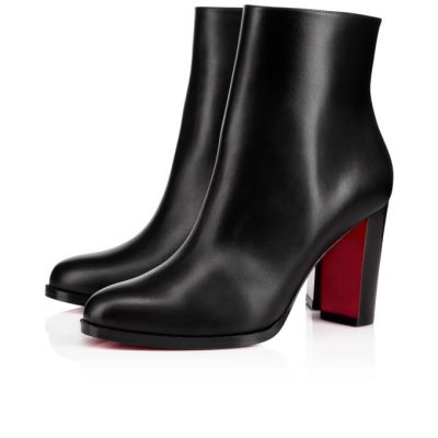 μποτεσ γυναικεια Christian Louboutin Adox 085 85 Lucido Calf Boots μαυρα | GR-63449