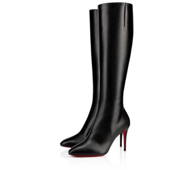 μποτεσ γυναικεια Christian Louboutin Eloise Botta 085 85 Calf Boots μαυρα | GR-38093