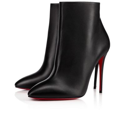 μποτεσ γυναικεια Christian Louboutin Eloise Booty 100 100 Calf Boots μαυρα | GR-92181