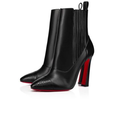 μποτεσ γυναικεια Christian Louboutin Me In The 90s 100 Calf Boots μαυρα | GR-71633