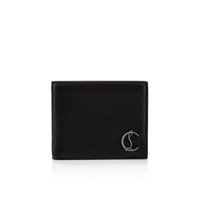 πορτοφολια ανδρικα Christian Louboutin M Coolcard Wallet Calf Empire/ κλασικα δερματινα Wallets μαυρα | GR-15881