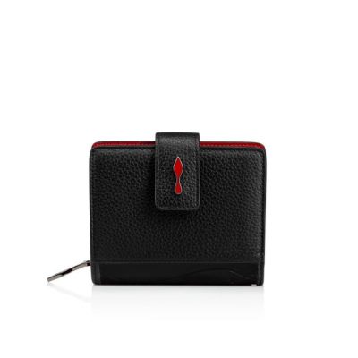 πορτοφολια γυναικεια Christian Louboutin Paloma Mini Wll κλασικα δερματινα Wallets μαυρα | GR-91063