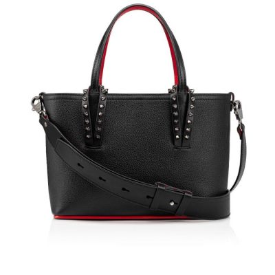 τσάντεσ tote γυναικεια Christian Louboutin Cabata E/W κλασικα δερματινα Tote Bags μαυρα | GR-93873