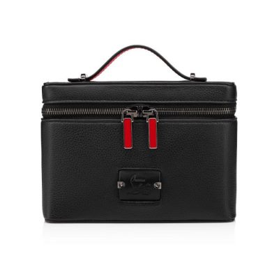 τσαντεσ messenger ανδρικα Christian Louboutin Kypipouch Small κλασικα δερματινα Messenger Bags μαυρα | GR-40151